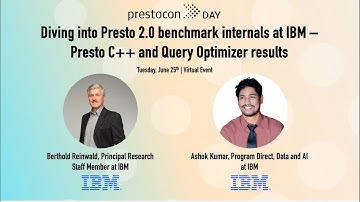 Diving into Presto 2 0 benchmark internals at IBM – Presto C++ and Query Optimizer results