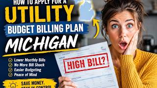 How to apply for a utility budget billing plan Michigan