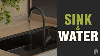 Sketchup Vray Realistic Sink And Water