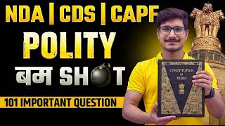 POLITY BOMB SHOT FOR NDA - CDS 1 2026 | JATIN SIR | #ndapolity #cdspolity #nda12026 #cds12026
