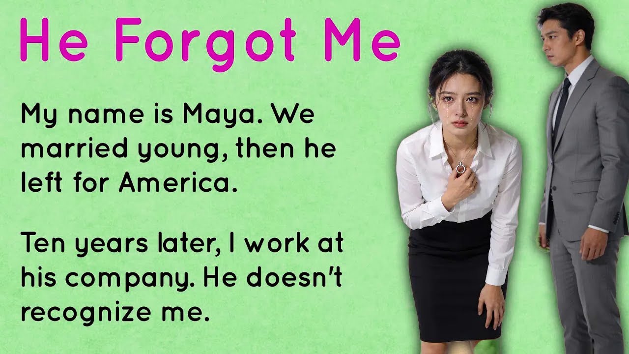 My Boss Doesn’t Know I’m His Wife… A Secret Marriage | English Story A1–A2 