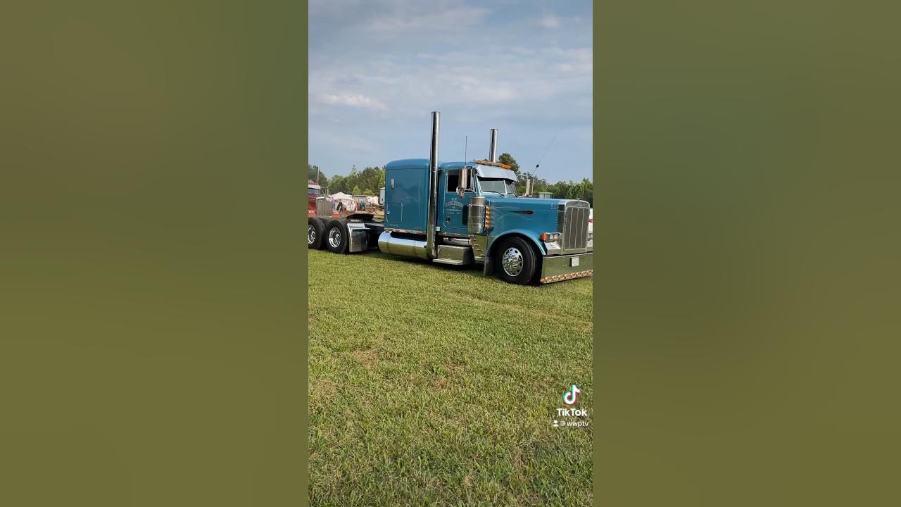 CP Andersons gorgeous semi getting staged in Millers Tavern Virginia #semi #semipulling #truckpulls