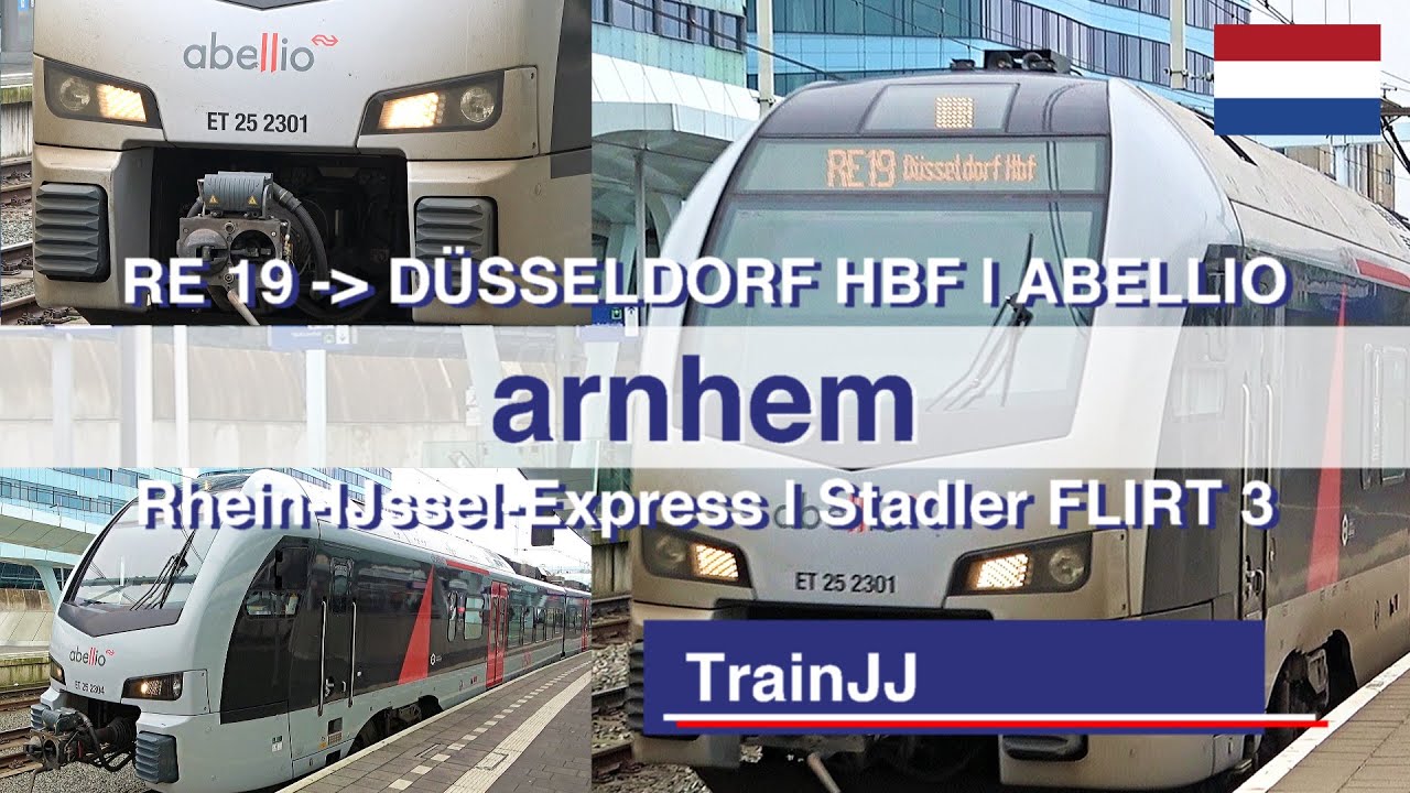 NS Abellio RE 19 Arnhem CS - Düsseldorf Hbf | Stadler Flirt 3 | Rhein-IJssel-Express | NRW - VRR