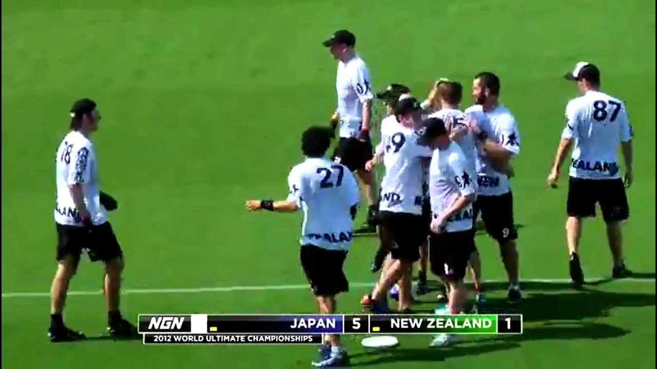 Download Beautiful One-Handed Hammer Catch WUGC 2012 Japan vs New Zealand