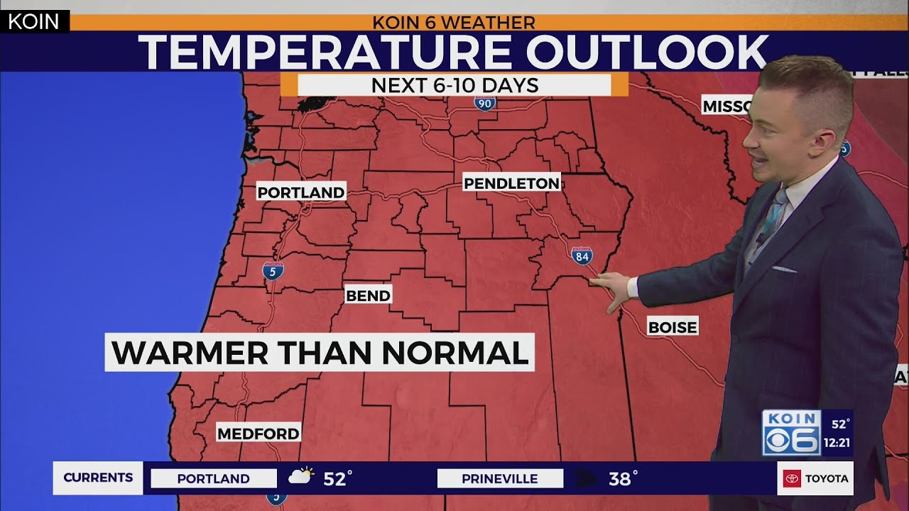 Warmer and drier weather remain in Portland - YouTube