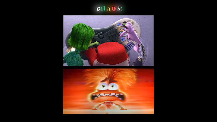 WHICH IS A BETTER CHAOS SCENE? INSIDE OUT 1 OR INSIDE OUT 2? #insideout2 #edit #anxiety