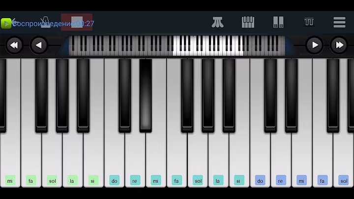 🆗📌Ты у меня одна 📌 Юрий Визбор 📌🆗👍 Perfect Piano tutorial на пианино одним пальцем