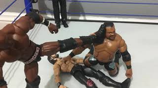 Lashley Vs Lee Vs Rollins Triple Threat Match