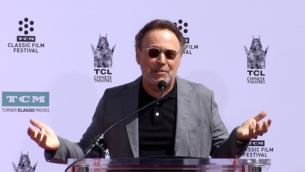 Rob Reiner and Billy Crystal give speeches at Billy Crystal's handprint and footprint ceremony