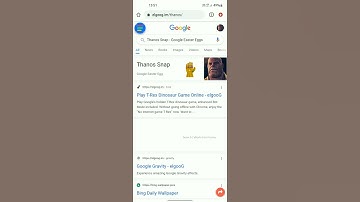 thanos snap | google trick
