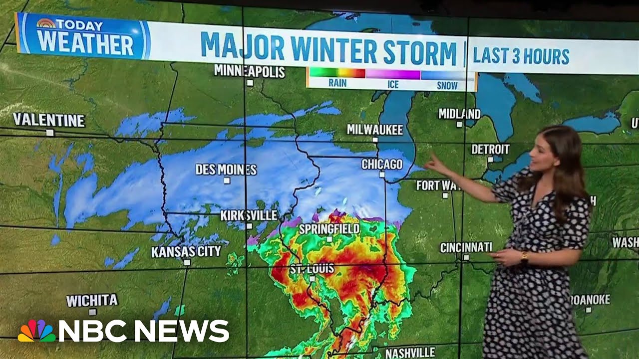 Wild winter weather forecast to continue across many areas