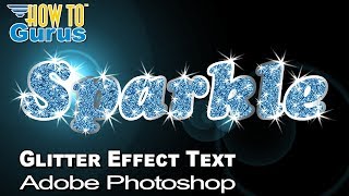 How You Can Do Sparkling Glitter Text in Photoshop CC screenshot 2