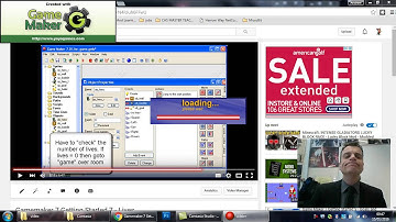 Gamemaker 7 Getting Started 8 - Display Score and Lives