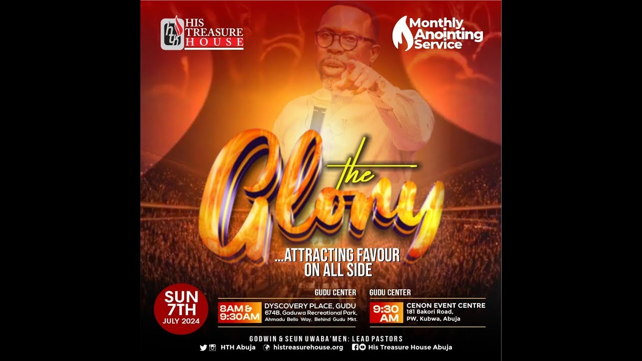 JULY ANOINTING SERVICE - THE GLORY | SUNDAY 7TH JULY 2024. - YouTube