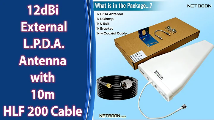 NETBOON: Boost GSM Router Wifi Signal! 5G 12dBi LPDA External Antenna Review & Installation Guide