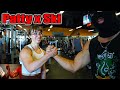 Leanbeefpatty and ski create chaos at the gym