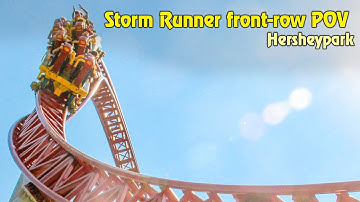 Storm Runner Front-Row POV At Hersheypark