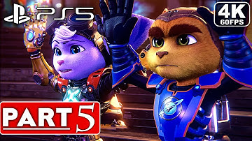 RATCHET AND CLANK RIFT APART PS5 Gameplay Walkthrough Part 5 [4K 60FPS] - No Commentary (FULL GAME)