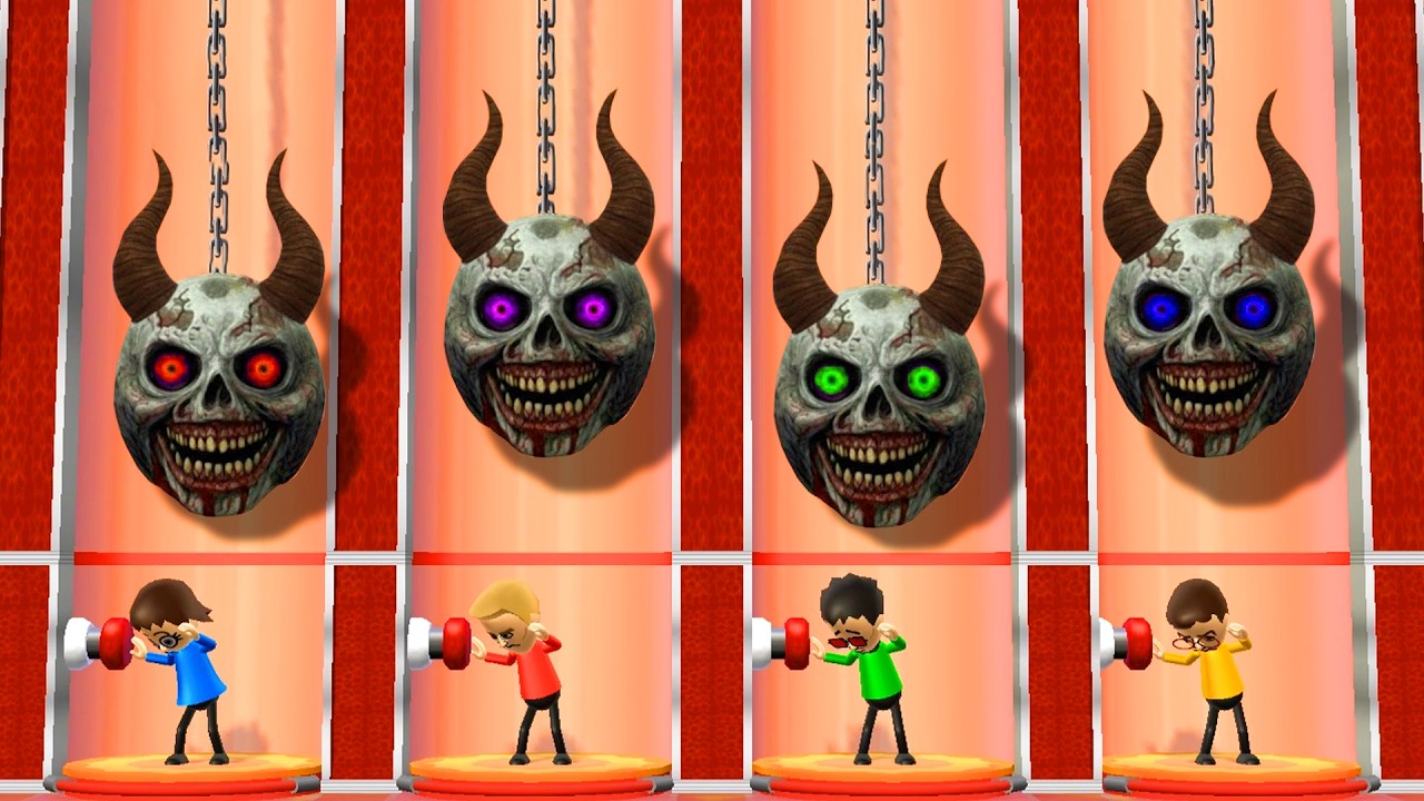 Мини-игры для Wii Party - Блайт Бакстер против Тайрона против Акиры против Хиромасы (Макс Левер)