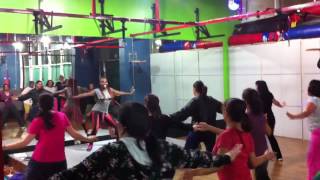 Zumba workout at MMA FITNESS CLUB Dubai