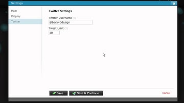 Javelin CMS - Twitter Module: Adding & Displaying Tweets