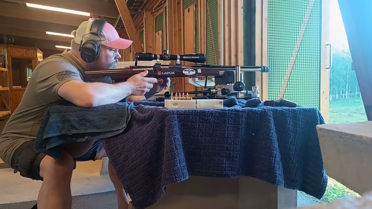 Break in new barrel and setting load