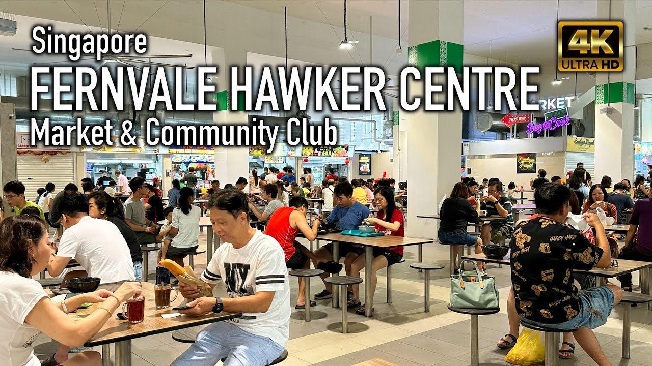 Fernvale Hawker Centre, Market & Community Club YouTube