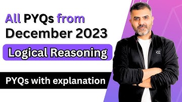All Logical Reasoning PYQs | December 2023 | Revision Series | UGC-NET-Paper1