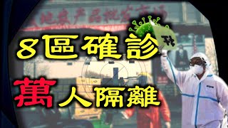 疫情捂不住了，北京8区陆续出现确诊，逾万人隔离，郑州大型农贸市场也关闭。