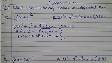 Class 9 - Exercise 2.4 - Q 6 | Write the following cubes in Expanded form