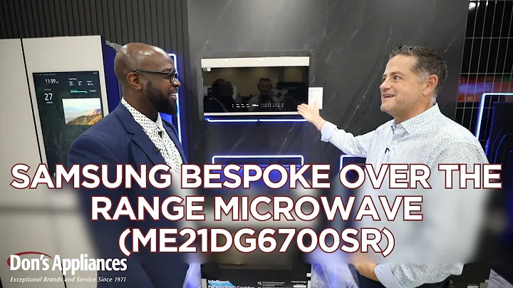 Samsung Bespoke 2.1 Cu. Ft. Over The Range Microwave (Model # ME21DG6700SR)