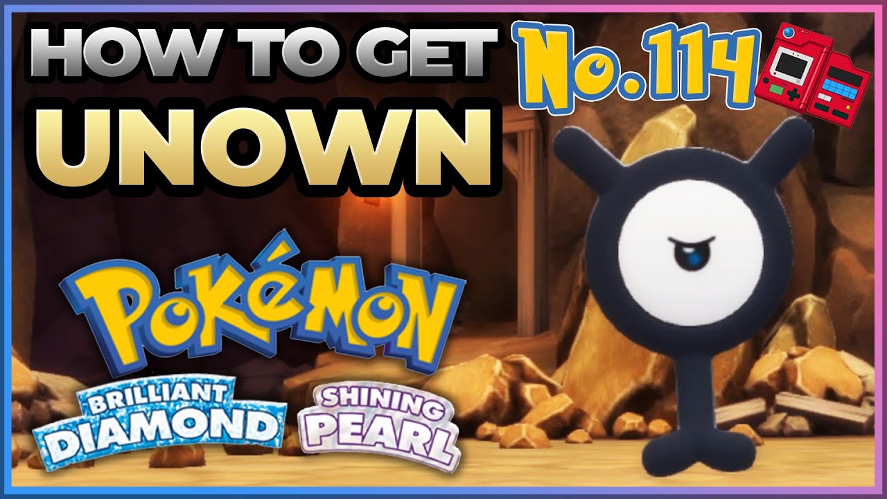 Where to Catch UNOWN - Pokedex #114 - Pokémon Brilliant Diamond