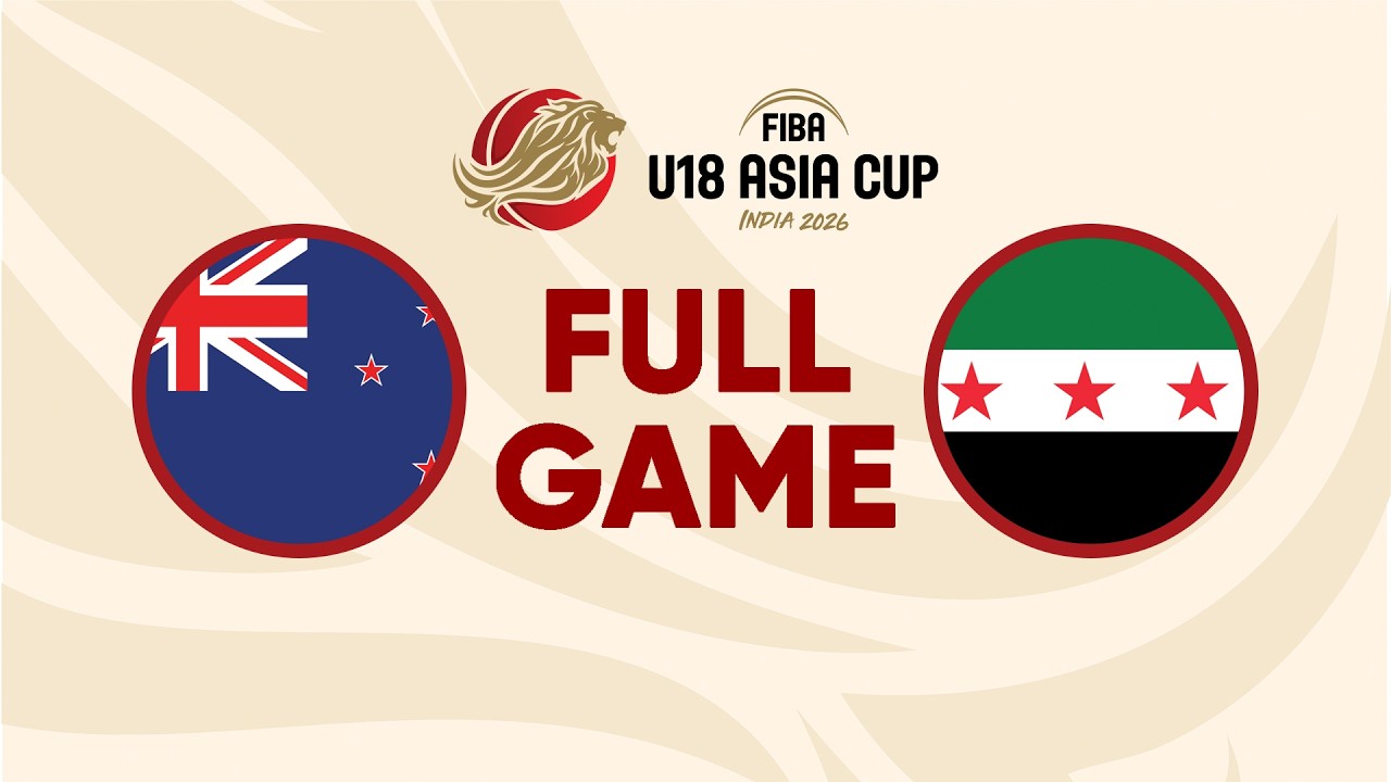 Group Phase | New Zealand v Syria | Full Basketball Game | FIBA U18 Asia Cup 2026