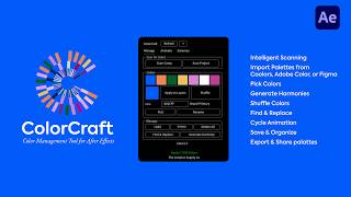 ColorCraft Complete Tutorial: After Effects Color Management, Palette Animation & Figma Integration