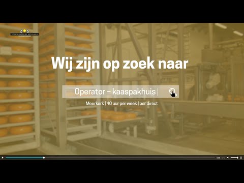 Vacature: Operator kaaspakhuis | Vandersterre Holland BV - Meerkerk