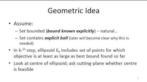 The Ellipsoid Method