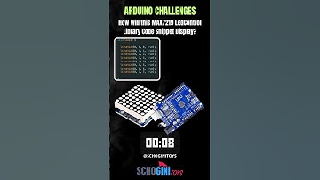 Arduino Quiz For You Ep 9 Max7219 Matrix Display #robotics