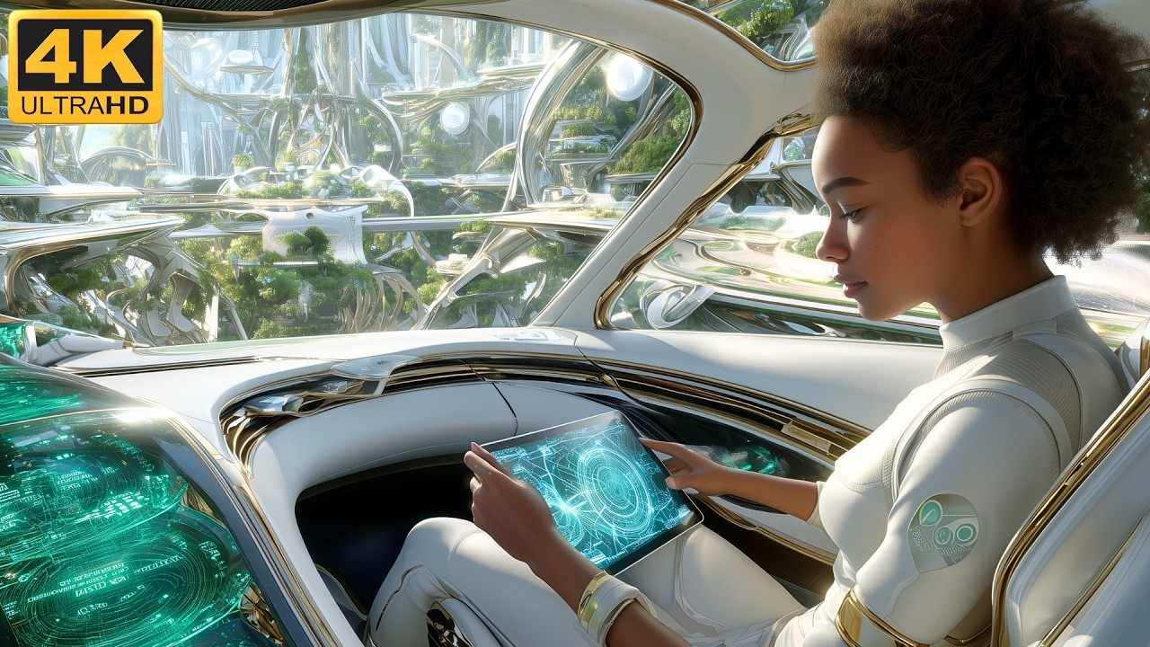 Utopian Golden City 4k | Hyperfocus Music for Locked-In Attention & Flow State