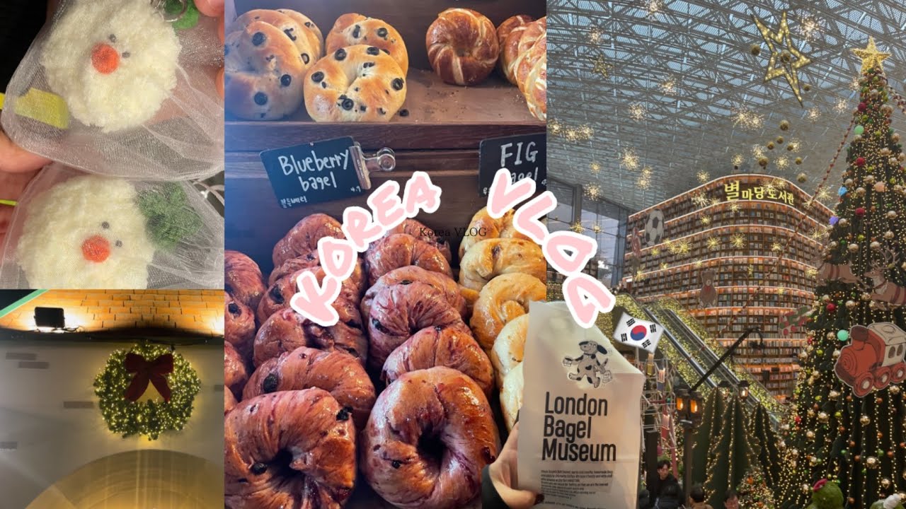 【韓国VLOG】韓国人彼氏と過ごすクリスマス🎄👦🏻l 皮膚管理l クリスマスマーケットetc