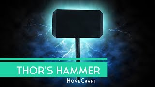 How to Make Thor&#39;s Hammer / Mjolnir  // HomeCraft