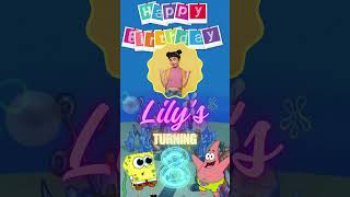 SPONGEBOB SQUAREPANTS VIDEO BIRTHDAY INVITATION #themedinvites #birtdaytemplate #birthdayinvitation