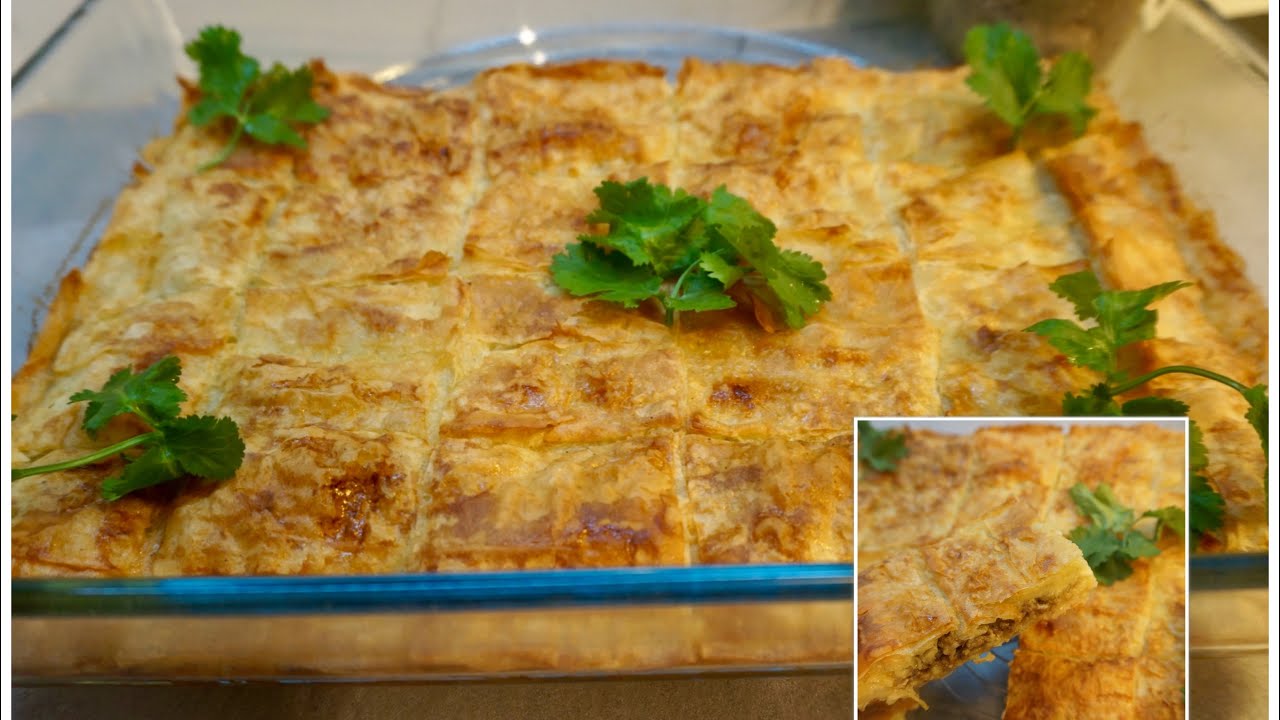 شێوازی ئامادەکردنی بۆرەک بە گۆشت و پەنیر