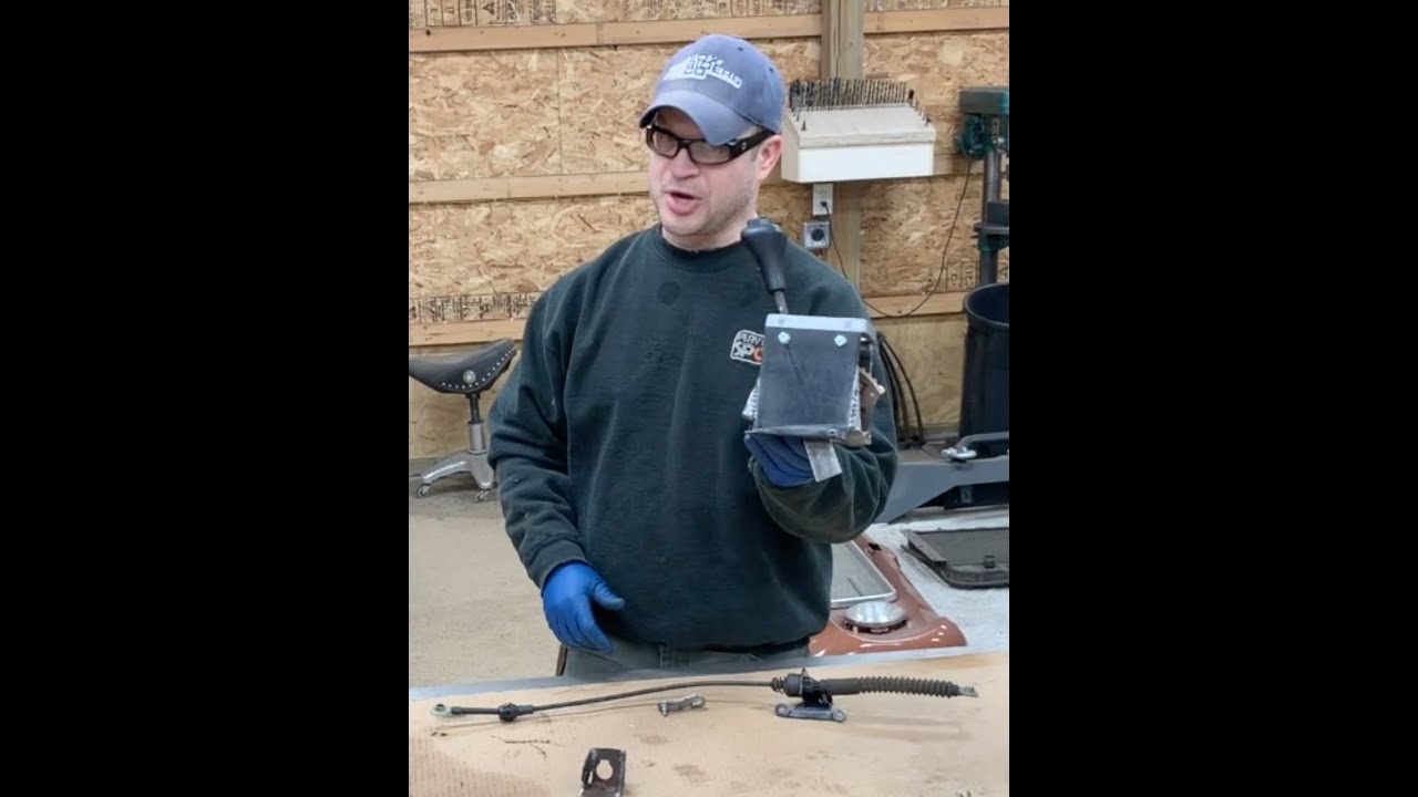 International scout 800A custom shifter assembly.