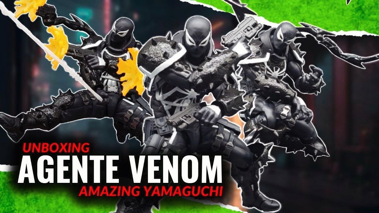 Agente Venom de Amazing Yamaguchi: La Figura Definitiva para Fans de Venom