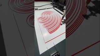 Folding Labyrinth, powers of two math art, pen plotter 60fps