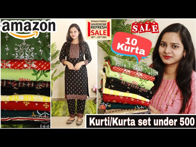 Amazon Kurti Haul in Tamil | Latest amazon kurti haul | Amazon kurti haul under  500 | Preethis Frame - YouTube