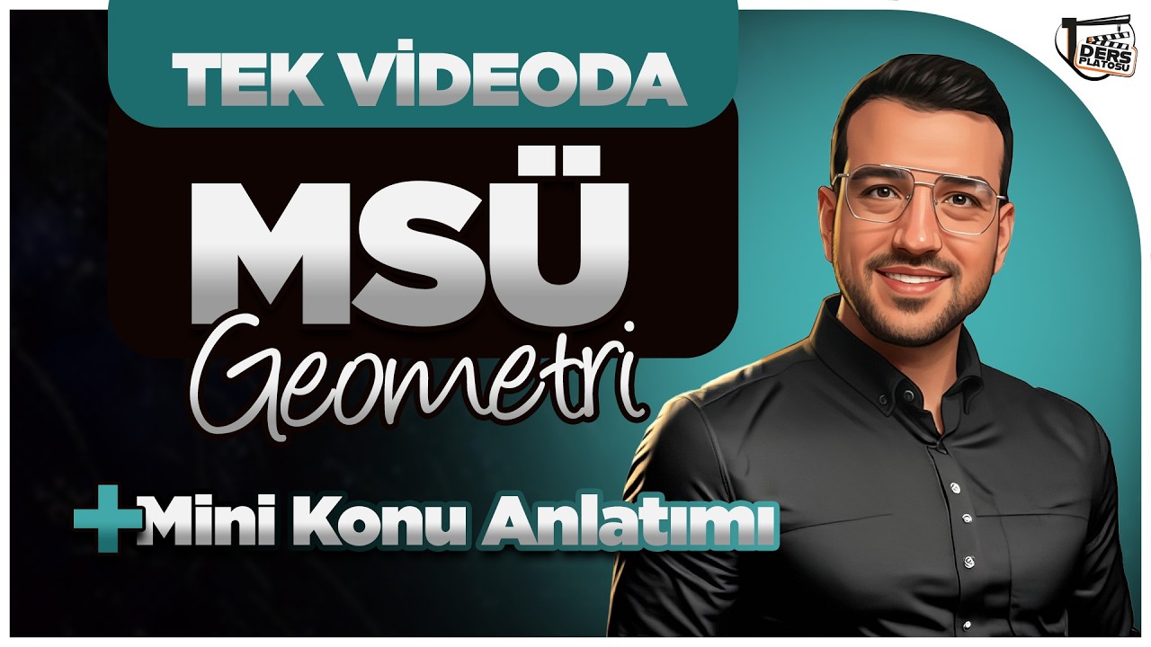 MSÜ-TYT GEOMETRİ FULL TEKRAR I ÜCRETSİZ PDF I Bu Videoyu İzlemeden Girme I #msü2026 #yks2026
