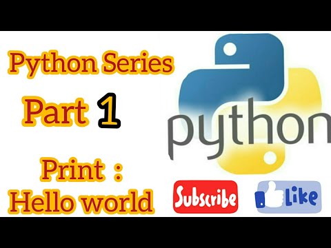 How to print Hello world in Python