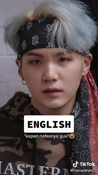 Suga rap 3 bahasa😊