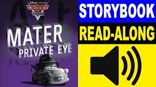 Cars Read Along Story book, Read Aloud Story Books, Cars - Mater Private Eye